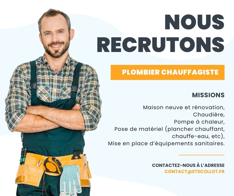 Offre d'emploi plombier 79